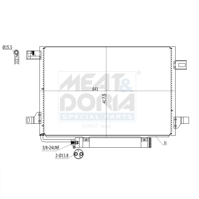 Meat Doria Condensor, airconditioning 991017