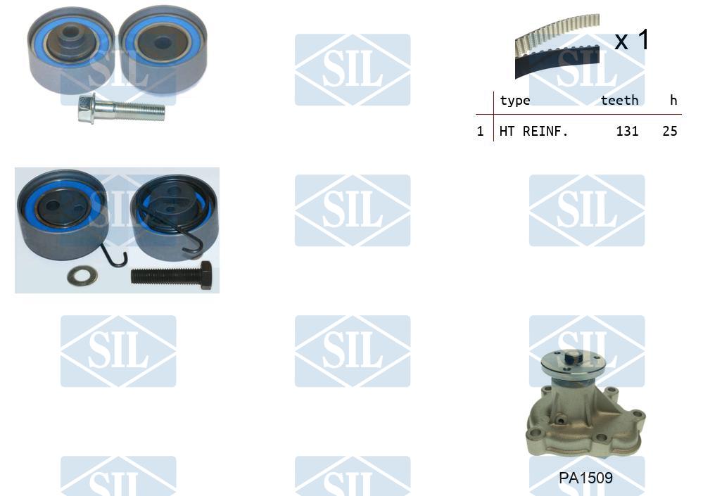 Saleri Distributieriem kit inclusief waterpomp K2PA1509