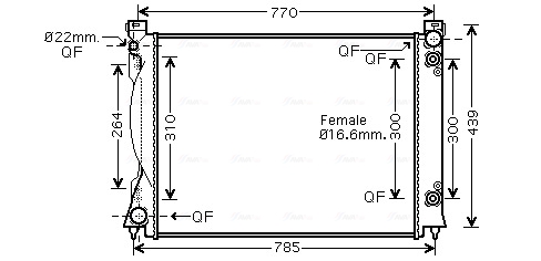 Ava Cooling Radiateur AI2236