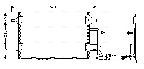 Ava Cooling Airco condensor AI5137