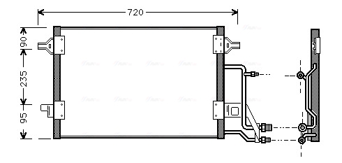 Ava Cooling Airco condensor AI5140