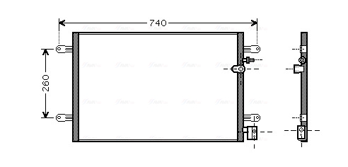 Ava Cooling Airco condensor AI5237