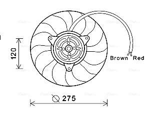 Ava Cooling Ventilatorwiel-motorkoeling AI7515