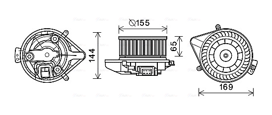 Ava Cooling Kachelventilator AI8371