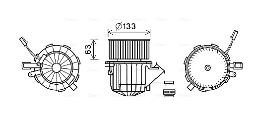 Ava Cooling Kachelventilator AI8395