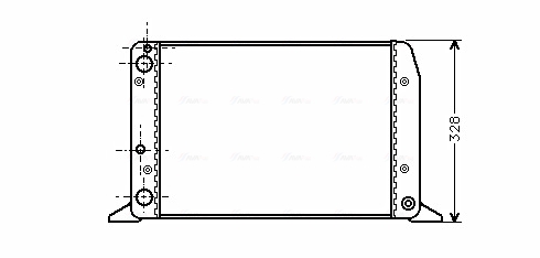 Ava Cooling Radiateur AIA2028