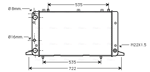 Ava Cooling Radiateur AIA2053