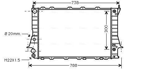 Ava Cooling Radiateur AIA2078