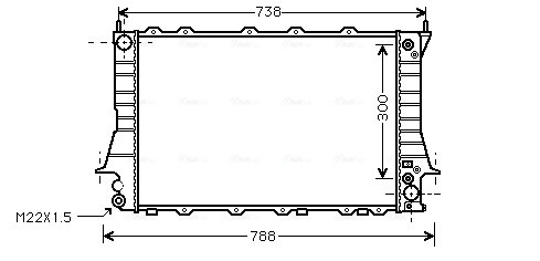 Ava Cooling Radiateur AIA2084