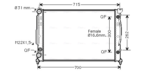 Ava Cooling Radiateur AIA2109