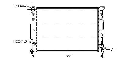 Ava Cooling Radiateur AIA2110