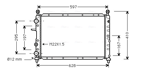 Ava Cooling Radiateur AL2051