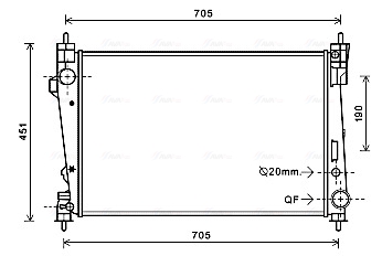 Ava Cooling Radiateur AL2124