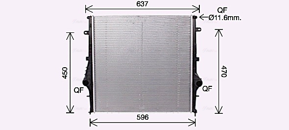 Ava Cooling Radiateur AL2146