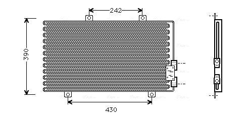 Ava Cooling Airco condensor AL5063