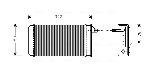 Ava Cooling Kachelradiateur AL6037