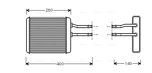 Ava Cooling Kachelradiateur AL6072