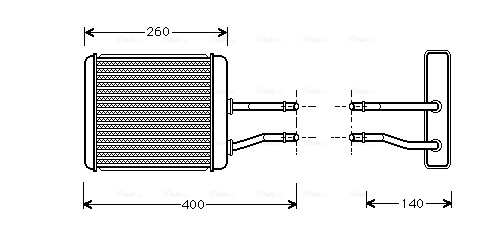 Ava Cooling Kachelradiateur AL6073
