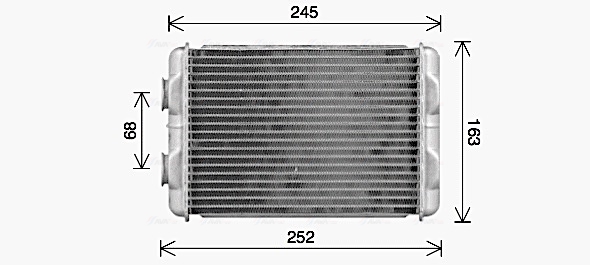 Ava Cooling Kachelradiateur AL6158