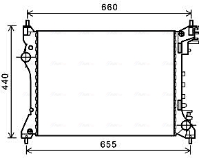 Ava Cooling Radiateur ALA2117