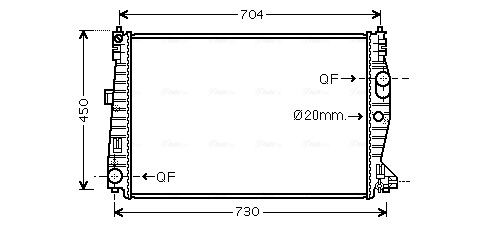 Ava Cooling Radiateur ALA2132