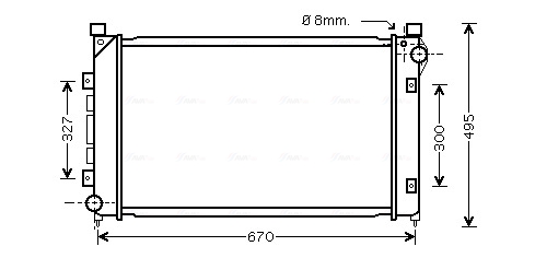 Ava Cooling Radiateur AU2163