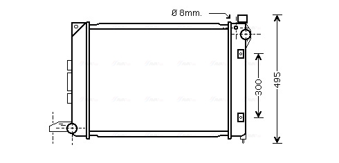 Ava Cooling Radiateur AU2164