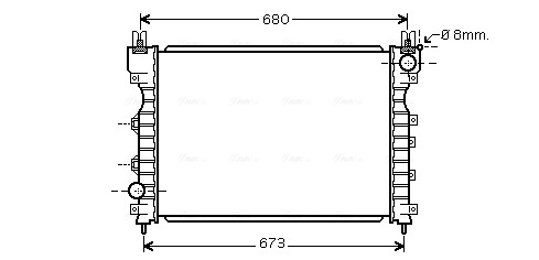 Ava Cooling Radiateur AU2174