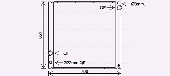 Ava Cooling Radiateur AU2229