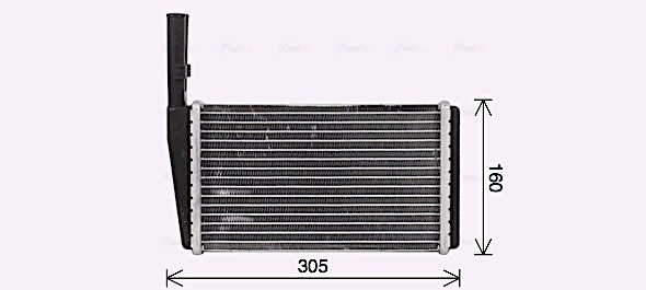 Ava Cooling Kachelradiateur AU6232