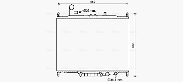 Ava Cooling Radiateur AUA2225