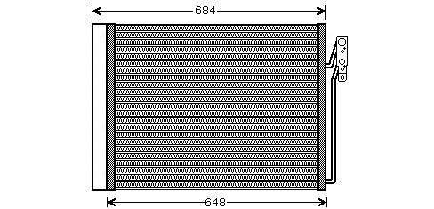 Ava Cooling Airco condensor AUA5211D