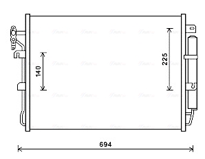 Ava Cooling Airco condensor AUA5215D