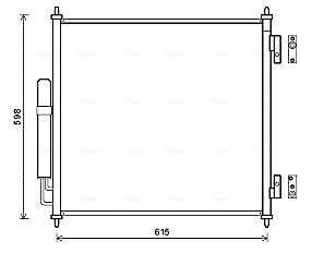 Ava Cooling Airco condensor AUA5218D