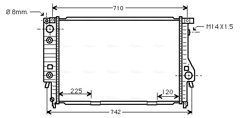 Ava Cooling Radiateur BW2145