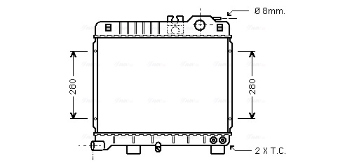 Ava Cooling Radiateur BW2151