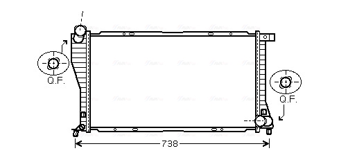 Ava Cooling Radiateur BW2234