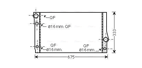 Ava Cooling Radiateur BW2354