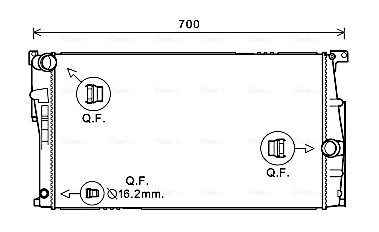 Ava Cooling Radiateur BW2448