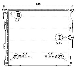 Ava Cooling Radiateur BW2548