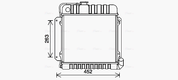 Ava Cooling Radiateur BW2575