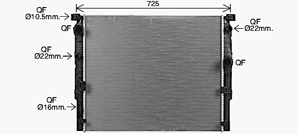 Ava Cooling Radiateur BW2620