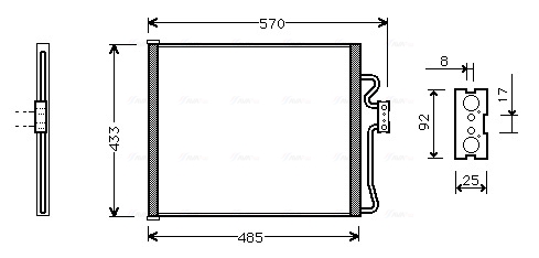 Ava Cooling Airco condensor BW5185