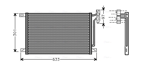 Ava Cooling Airco condensor BW5215