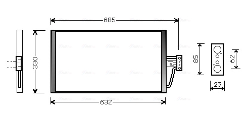 Ava Cooling Airco condensor BW5254