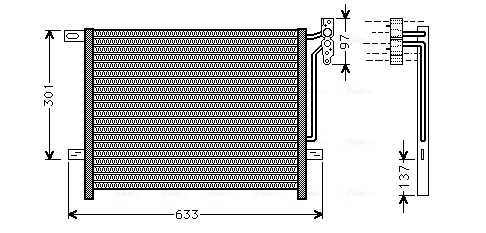 Ava Cooling Airco condensor BW5397