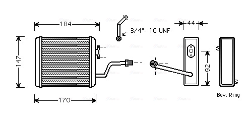 Ava Cooling Kachelradiateur BW6258