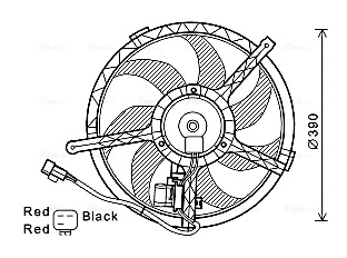 Ava Cooling Ventilatorwiel-motorkoeling BW7534