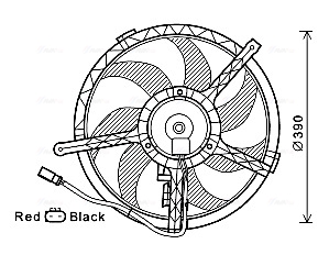 Ava Cooling Ventilatorwiel-motorkoeling BW7535