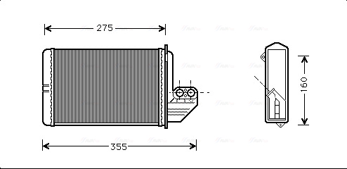 Ava Cooling Kachelradiateur BWA6172